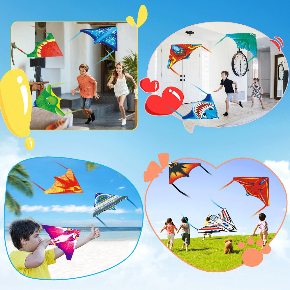 Ynybusi 24-pack mini kites ideal for group activities and events