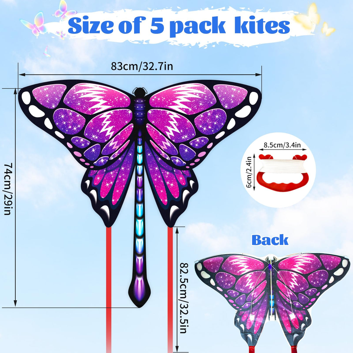 Ynybusi easy assembly kite with poles simplifies setup for quick outdoor play.