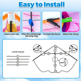 Ynybusi easy-to-fly kite performs well in light winds.