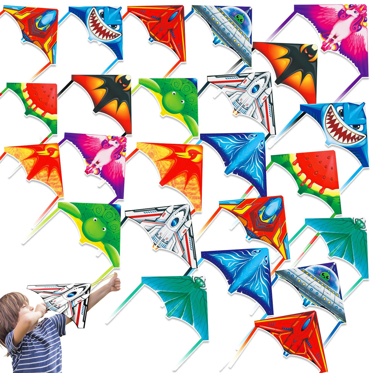 Ynybusi mini kite patterns for kids ready for sky play