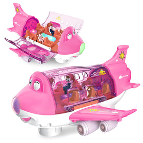 Ynybusi pink airplane toy front view fuels imaginative play for toddlers
