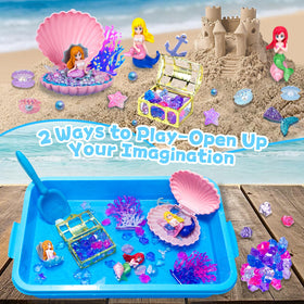 Ynybusi sand art kit molds and tools for easy castle building