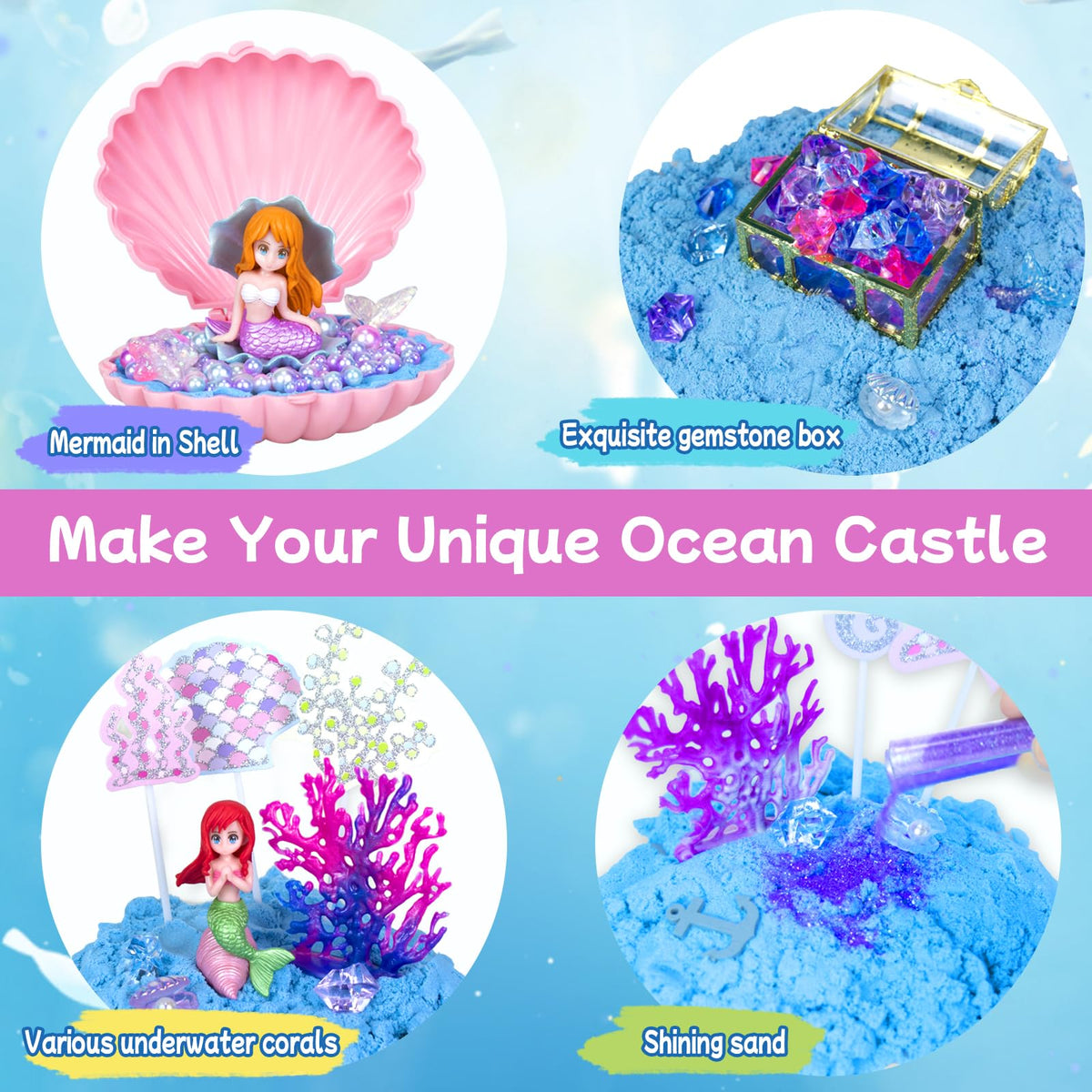 Ynybusi three-color magic sand enhances creative storytelling