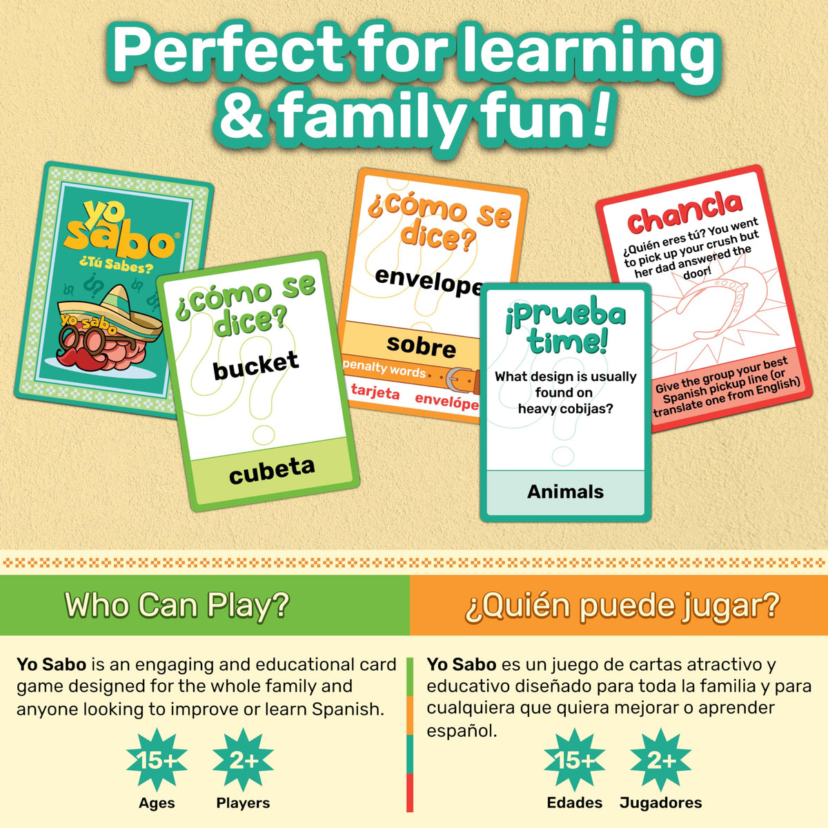 Yo Sabo Edition 1 Prueba trivia cards test culture knowledge in friendly competition.