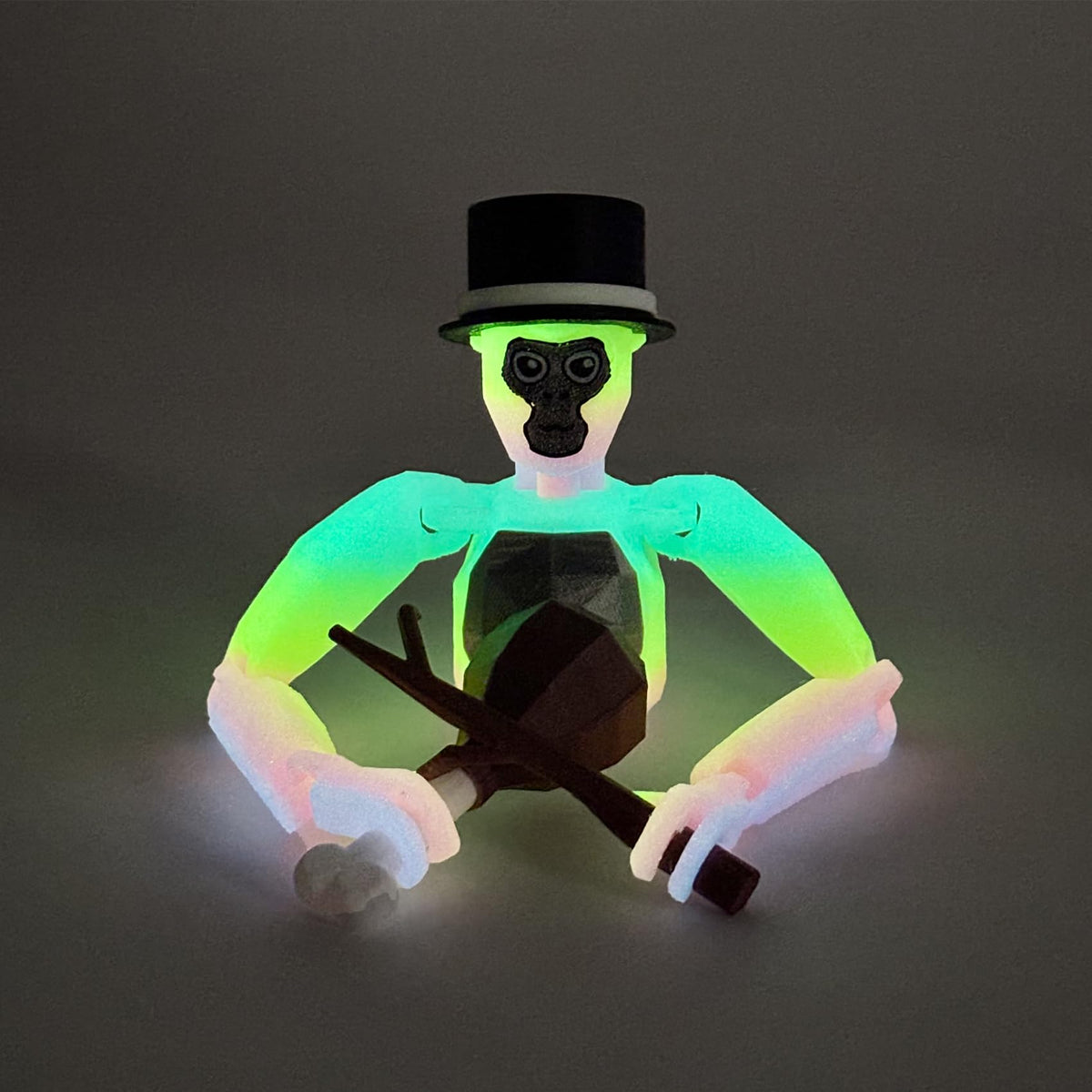 Yobbogo Monkey Tag Model head and neck articulation for expressive poses.