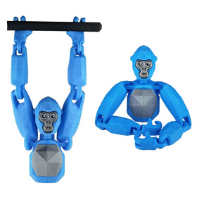 Yobbogo Monkey Tag Model showing chicken leg prop for playful settings.