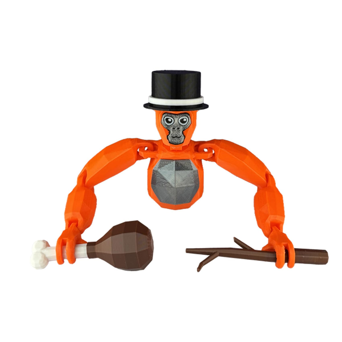 Yobbogo Monkey Tag Model includes stable stand and accessories for scenes