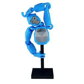 Yobbogo Monkey Tag Model on a display base ideal for collectors.