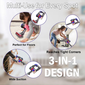 YoCool vacuum toy offers interactive play with multiple modes for varied pretend tasks.