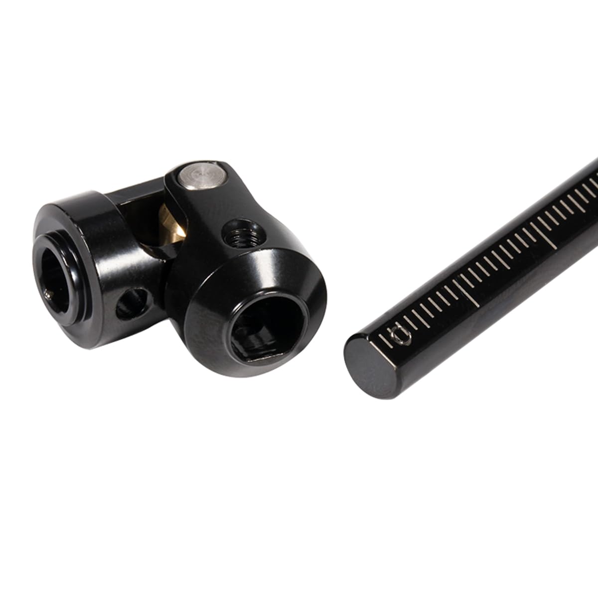 yoeannity SCX10 drive shaft 12mm universal joint end enables smooth operation.