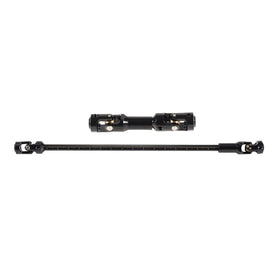 yoeannity SCX10 drive shaft rear view demonstrates robust 304 stainless steel for off-road reliability.