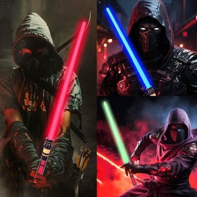 YOFOTHS sabers are ideal for Galaxy-themed events, birthdays, and cosplay gatherings.