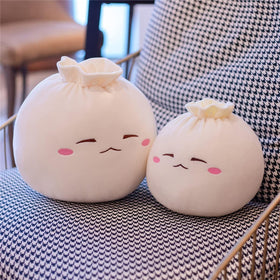 Yoholto Dumpling Plush face detail, soft fabric and embroidered eyes for cozy play