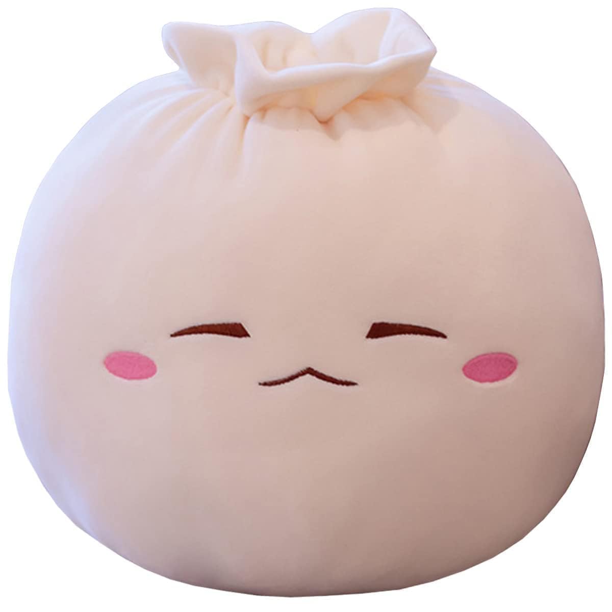 Yoholto Dumpling Plush front frown, a cute cuddle buddy for kids