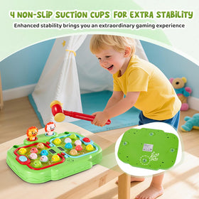 YOHOOLYO stable base with suction cups keeps play stable.