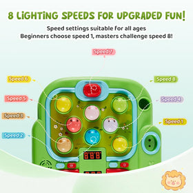 YOHOOLYO Whack A Mole dolls and moles encourage interactive play and coordination.
