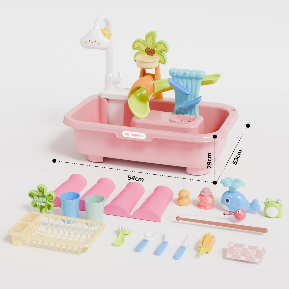 YOKISS sand and water table indoor-outdoor-use design suits versatile play spaces.