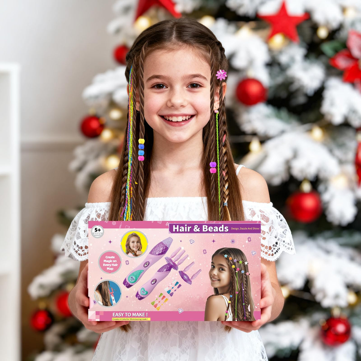 Yoloflix works across all hair types, from straight to curly.
