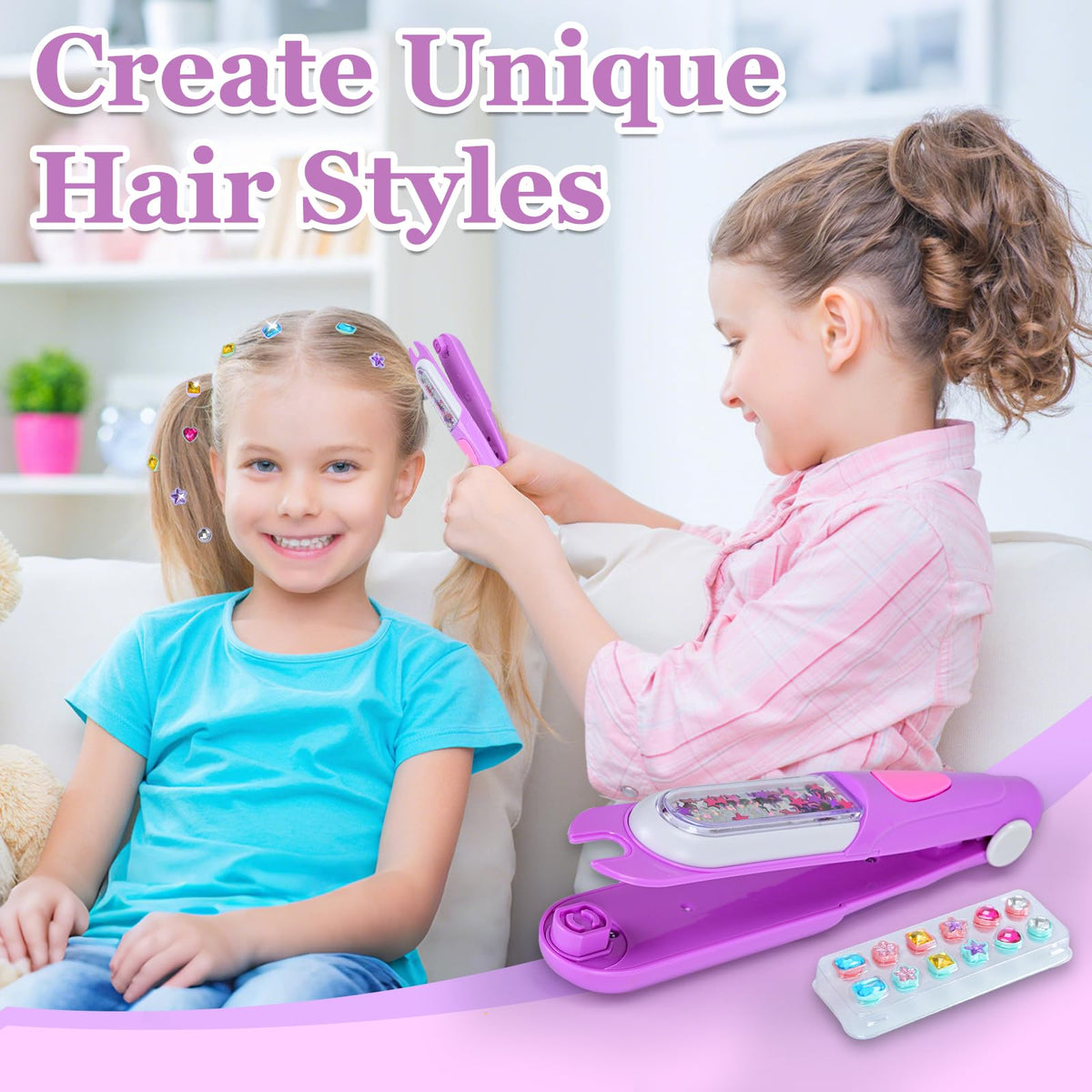 Yoloflix DIY hair bling kit for creative pretend-play