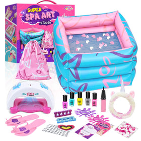 Yoloflix inflatable foot spa pool for kids offering a relaxing at-home soak