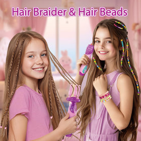 Yoloflix two-heads braiding heads showing versatility for styles