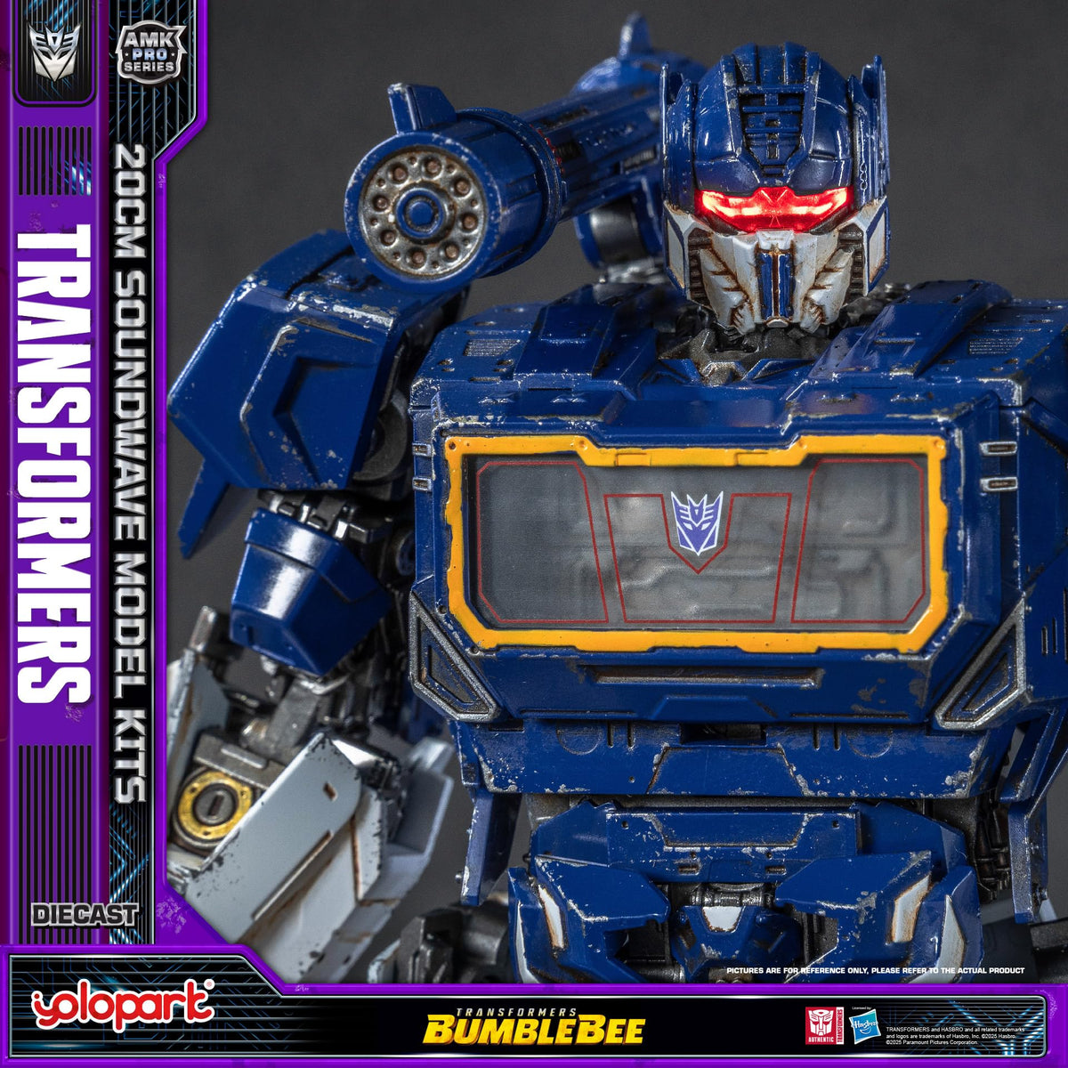 YOLOPARK AMK PRO Highly articulated joints enable dynamic posing.