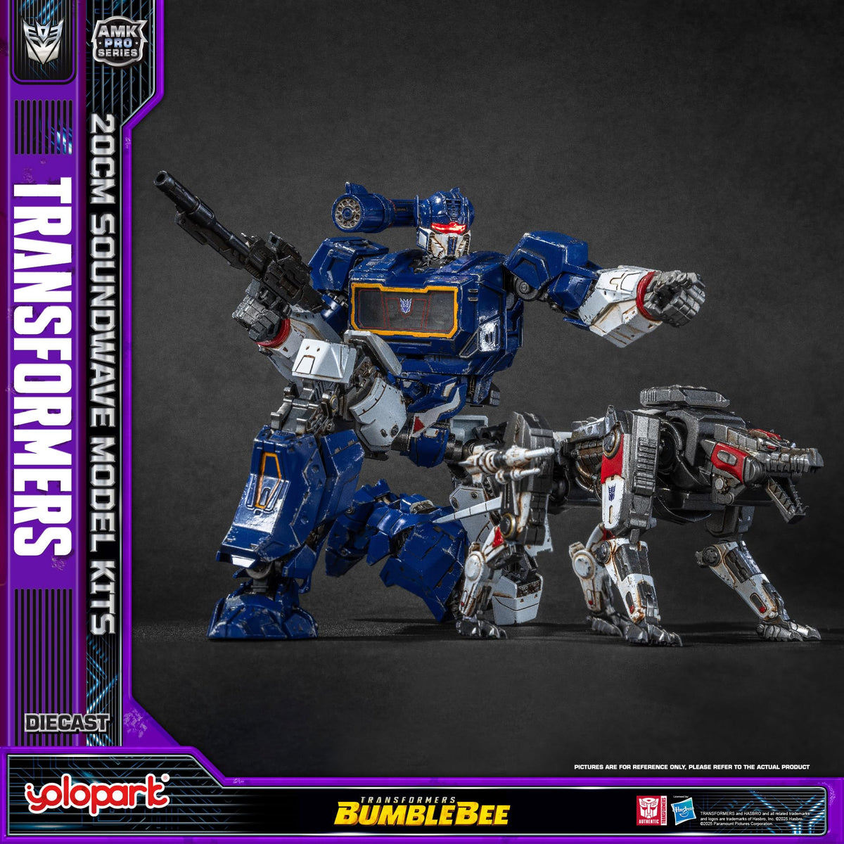 YOLOPARK AMK PRO Ravage disguise mode enhances stealth display options.
