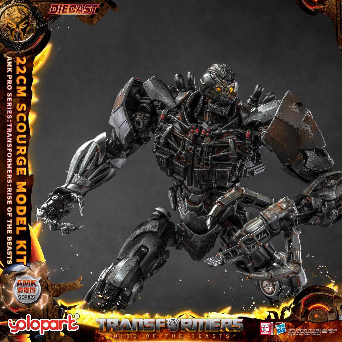 YOLOPARK AMK PRO Scourge interchangeable face option for expressions