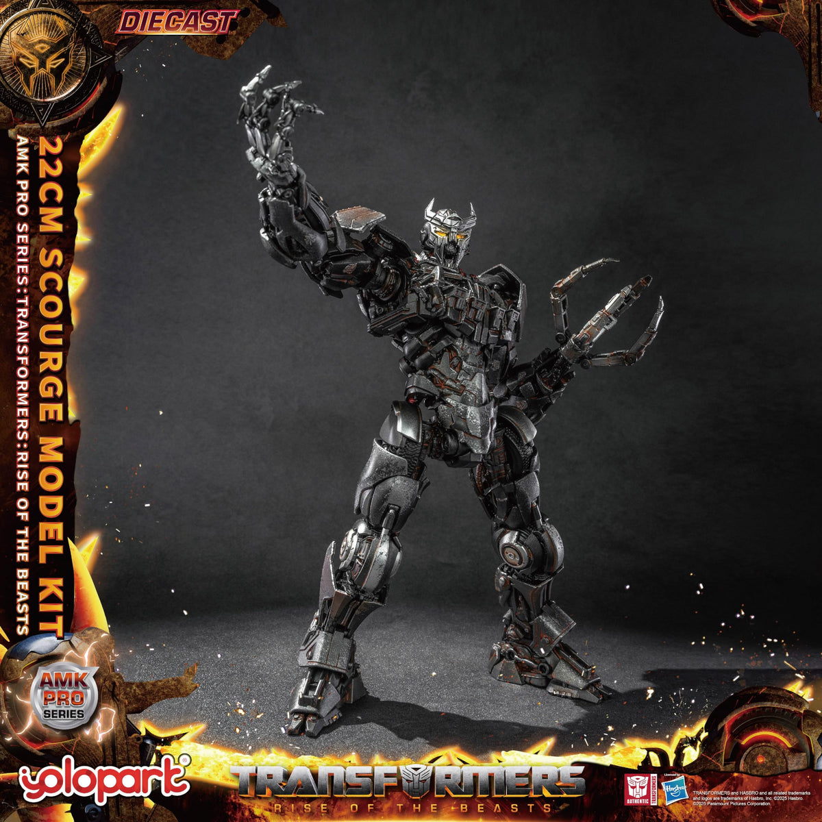 YOLOPARK AMK PRO Scourge reinforced joints enable durable poses