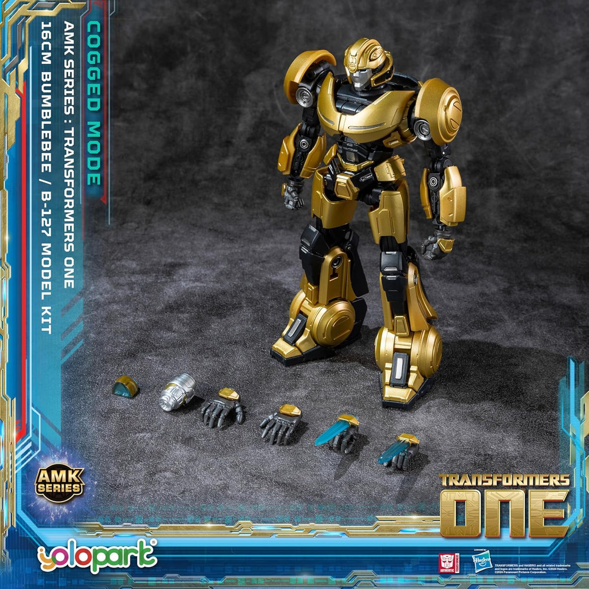 YOLOPARK B-127 Bumblebee highly articulated figure for lifelike action poses