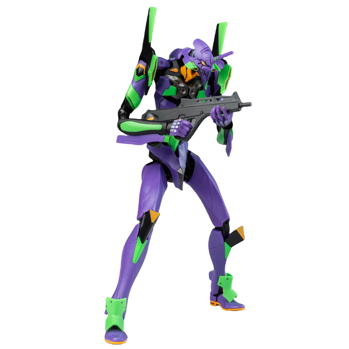 YOLOPARK EVA-01 figure front view for dynamic display and collection showcase