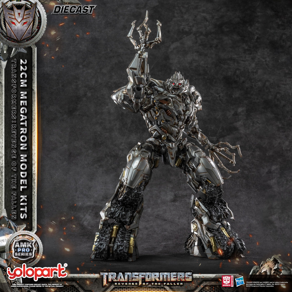 Collector gift ready YOLOPARK Megatron for fans and collectors