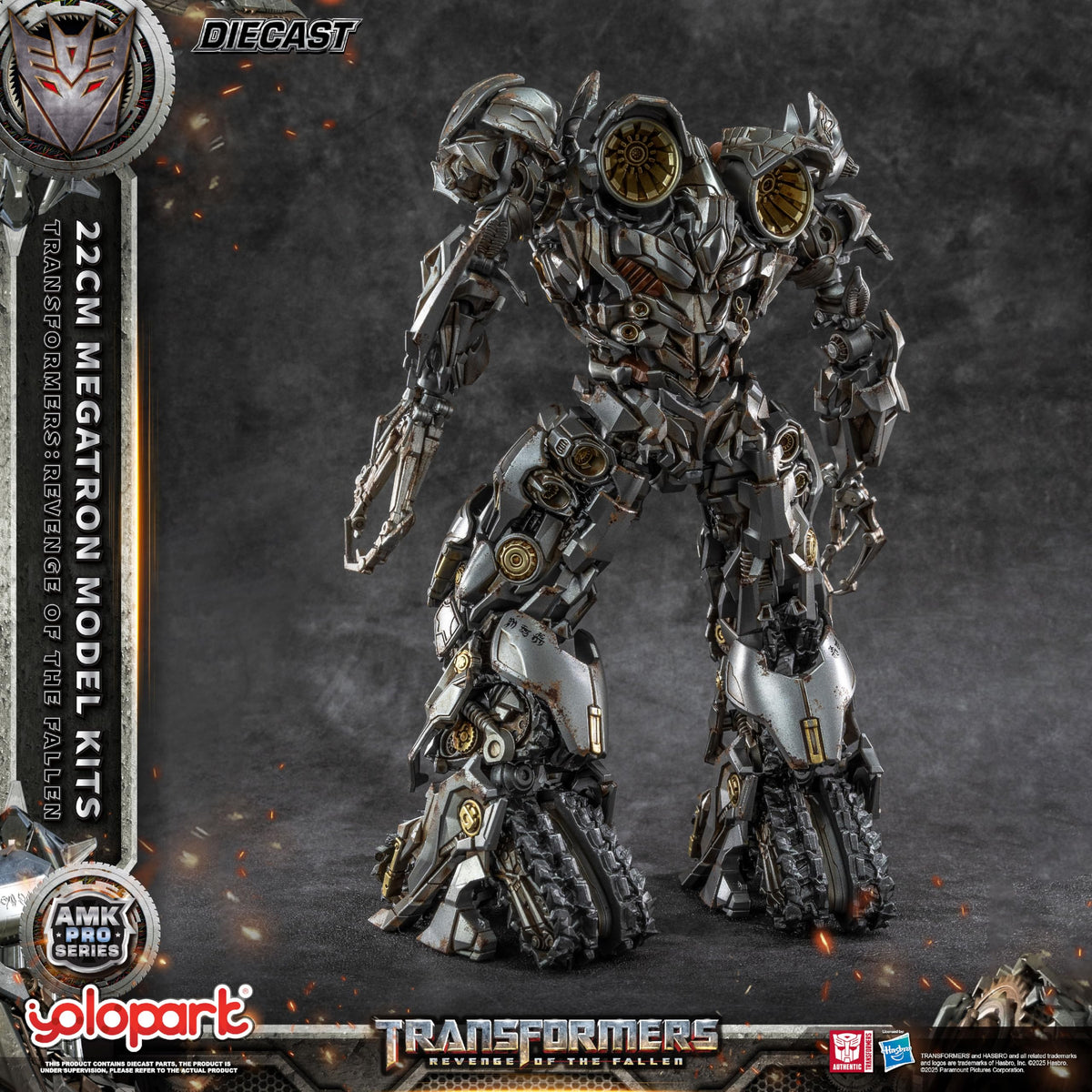 Preassembled design of YOLOPARK Megatron for quick setup