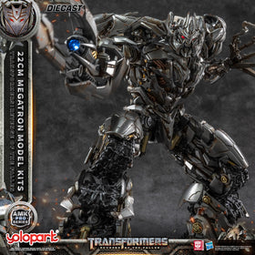 YOLOPARK Megatron Revenge of the Fallen front view for display-ready posing