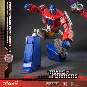 YOLOPARK Optimus Prime premium diecast details add tactile quality.