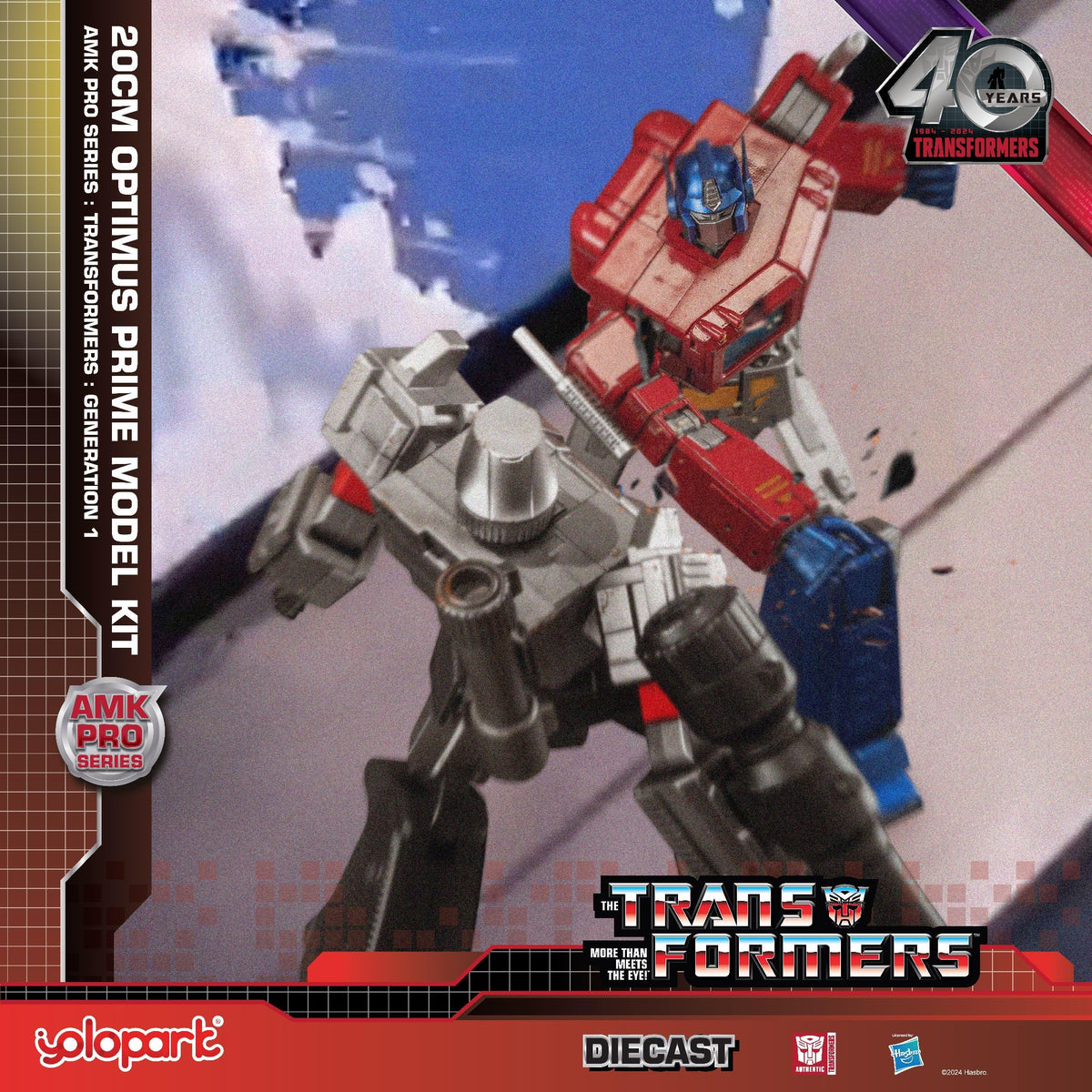 YOLOPARK Optimus Prime open chest windows reveal internal engineering detail.