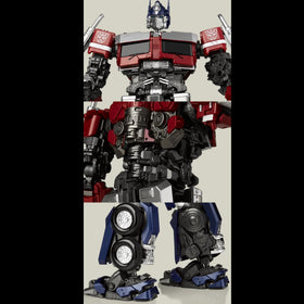 YOLOPARK Optimus Prime poseable joints enable dynamic character poses.