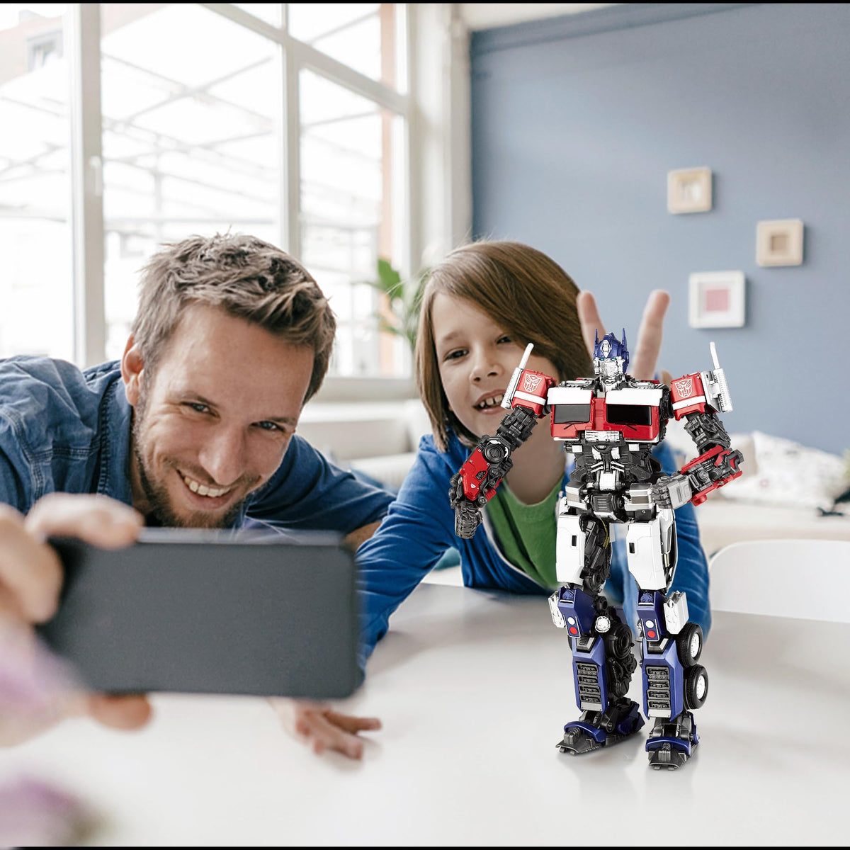 YOLOPARK Optimus Prime official licensed figure for authentic display.
