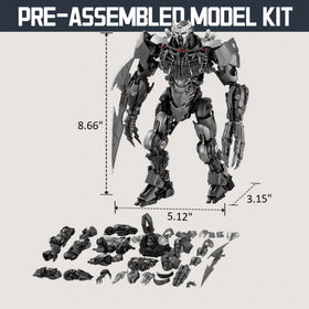 YOLOPARK Scourge figure accessories dark blade provide customizable battle-ready options.