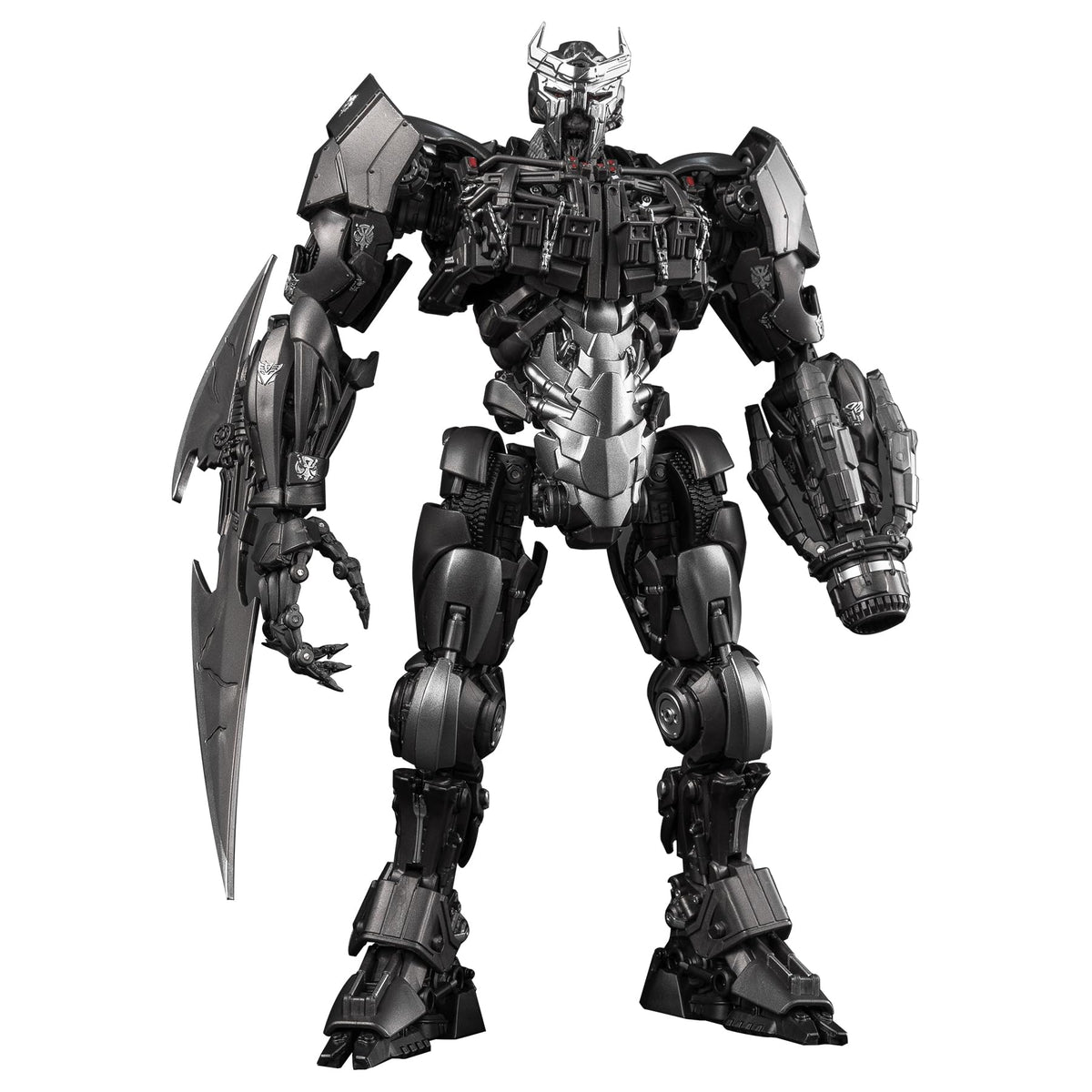 YOLOPARK Scourge figure front view shows movie-accurate detailing for display.