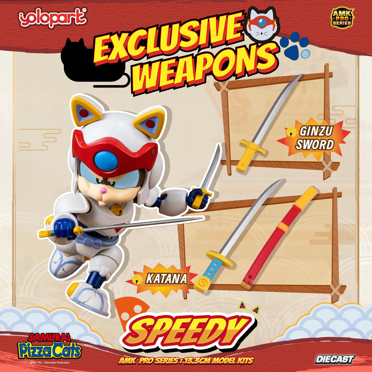 YOLOPARK Speedy serious face suits epic battle setups.