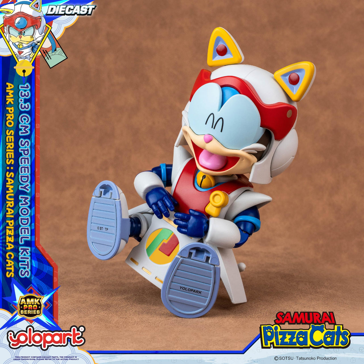 YOLOPARK Speedy ginzu sword adds dramatic action poses for display dioramas.