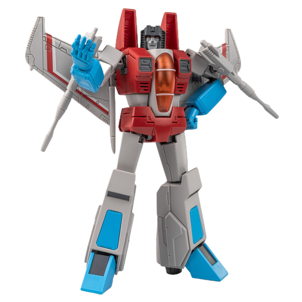 YOLOPARK Starscream figure front view for display and collection.