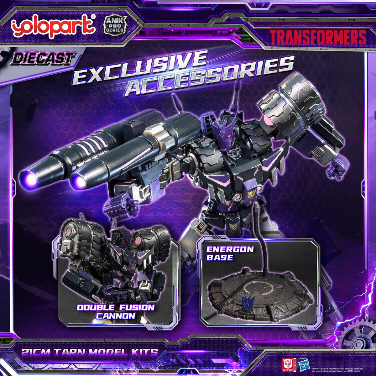 YOLOPARK Tarn LED eyes mode activates glow for stern gaze.