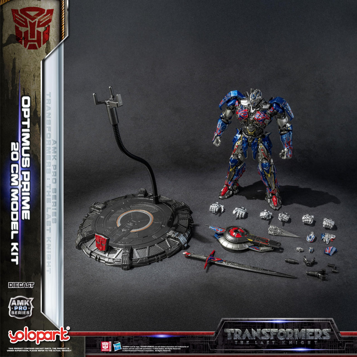 YOLOPARK Transformers Last Knight weapons detail conveys authentic battle-ready vibe
