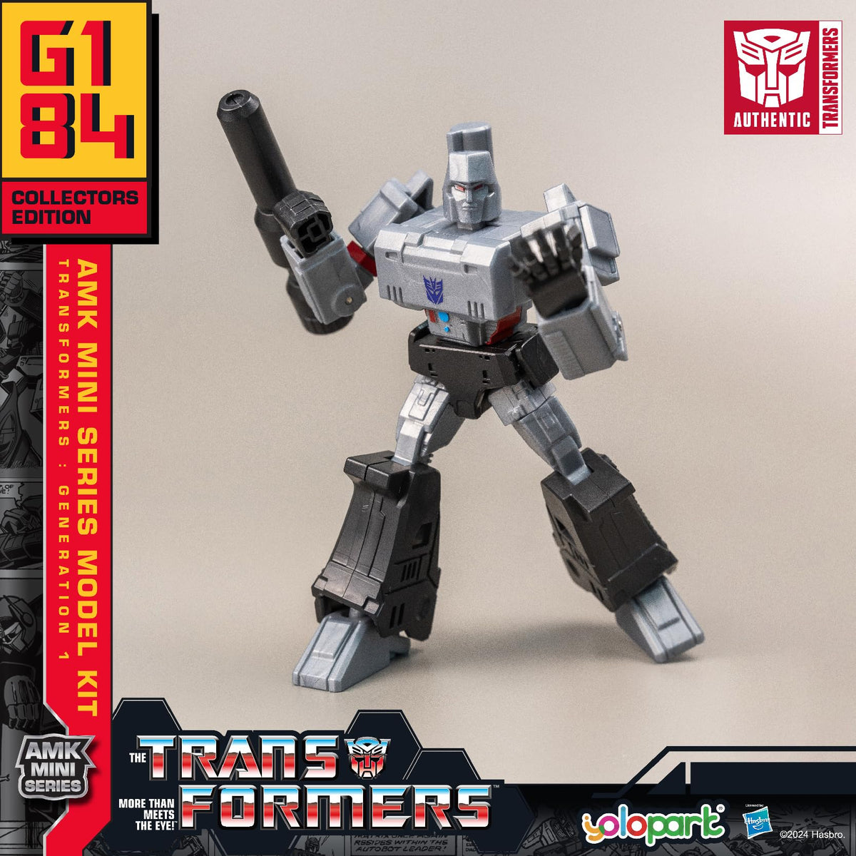 YOLOPARK Megatron figure for dramatic display and imaginative battles