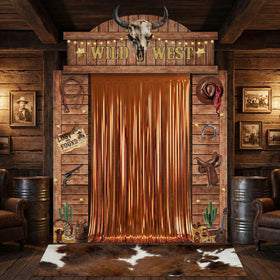 YLOLUL brown fringe curtain 2 enhances doorway entrance visuals