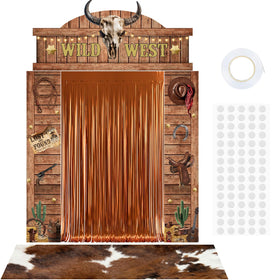 YLOLUL western door banner 1 adds rustic saloon charm for photos