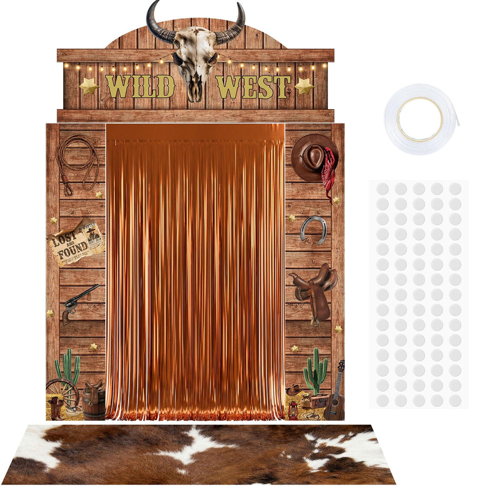 YLOLUL western door banner 1 adds rustic saloon charm for photos