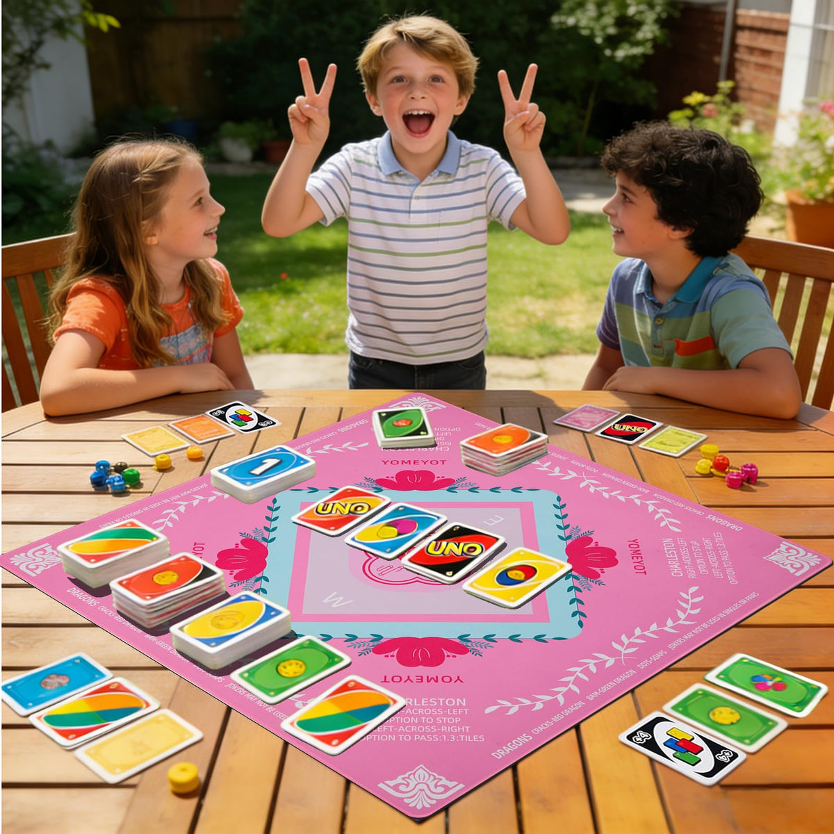 YOMEYOT mahjong mat noise reduction for quieter play